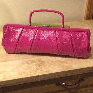 Hobo International Hot Pink Fuchsia Clutch Purse